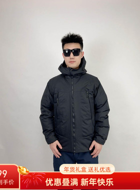 森尤尼Senyoynly男款防风防泼水红标软壳外套连帽保暖鹅绒羽绒服