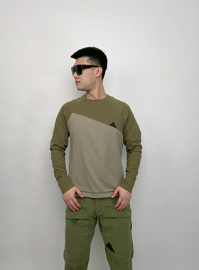 森尤尼SENYOYNLY男女同款胡歌套头羊毛衫快干速干休闲圆领长袖