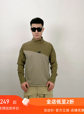 森尤尼SENYOYNLY户外休闲半拉链套头衫男女同款Huge长袖T恤羊毛衫