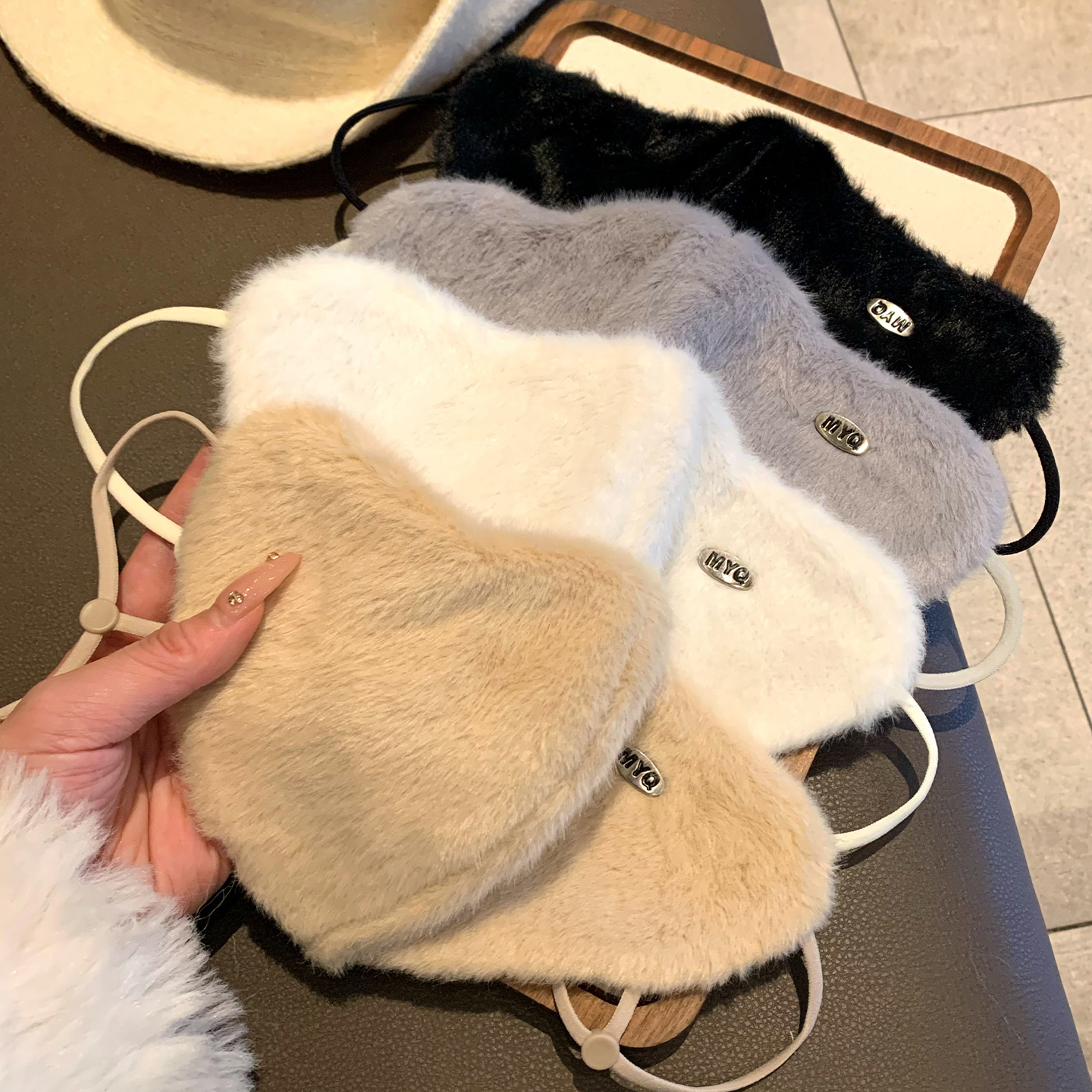 仿兔绒保暖口罩女冬季立体高颜值