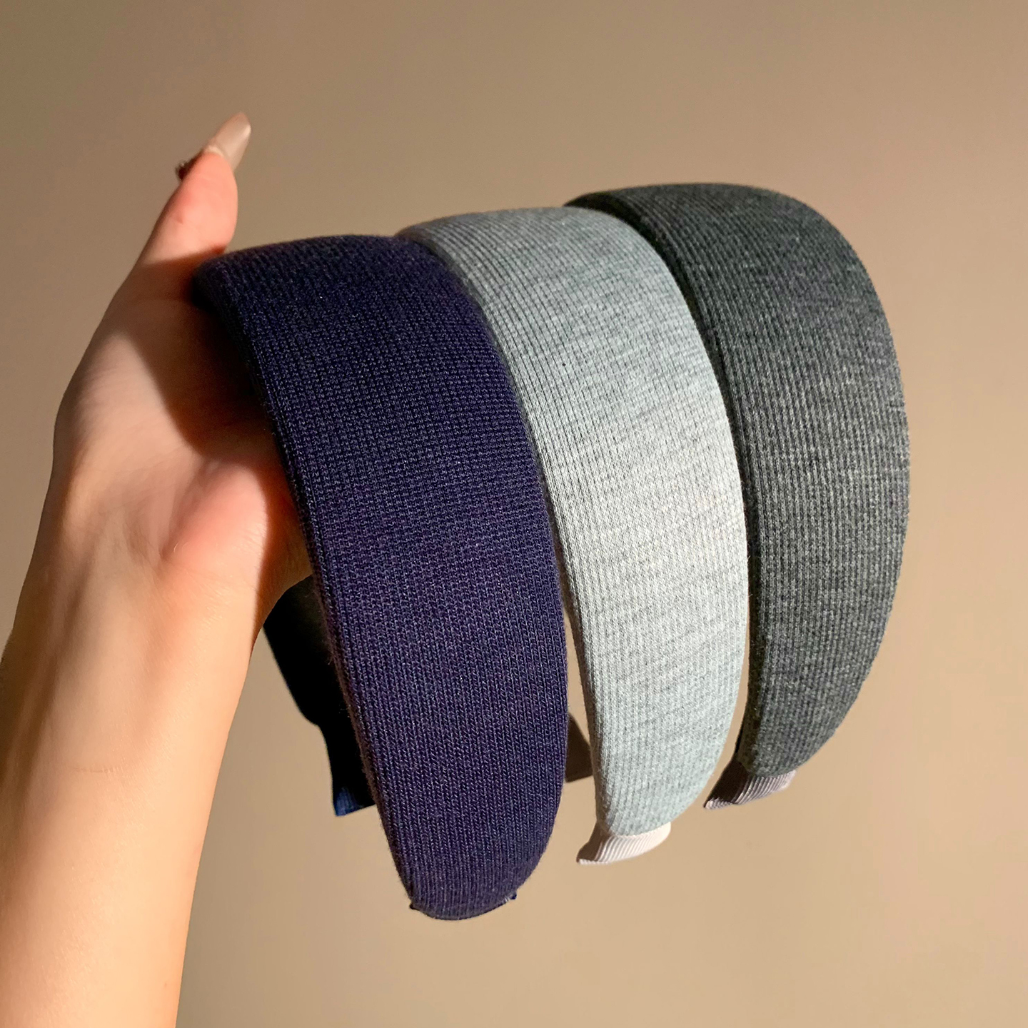 宽边针织发箍韩系高级感气质日常