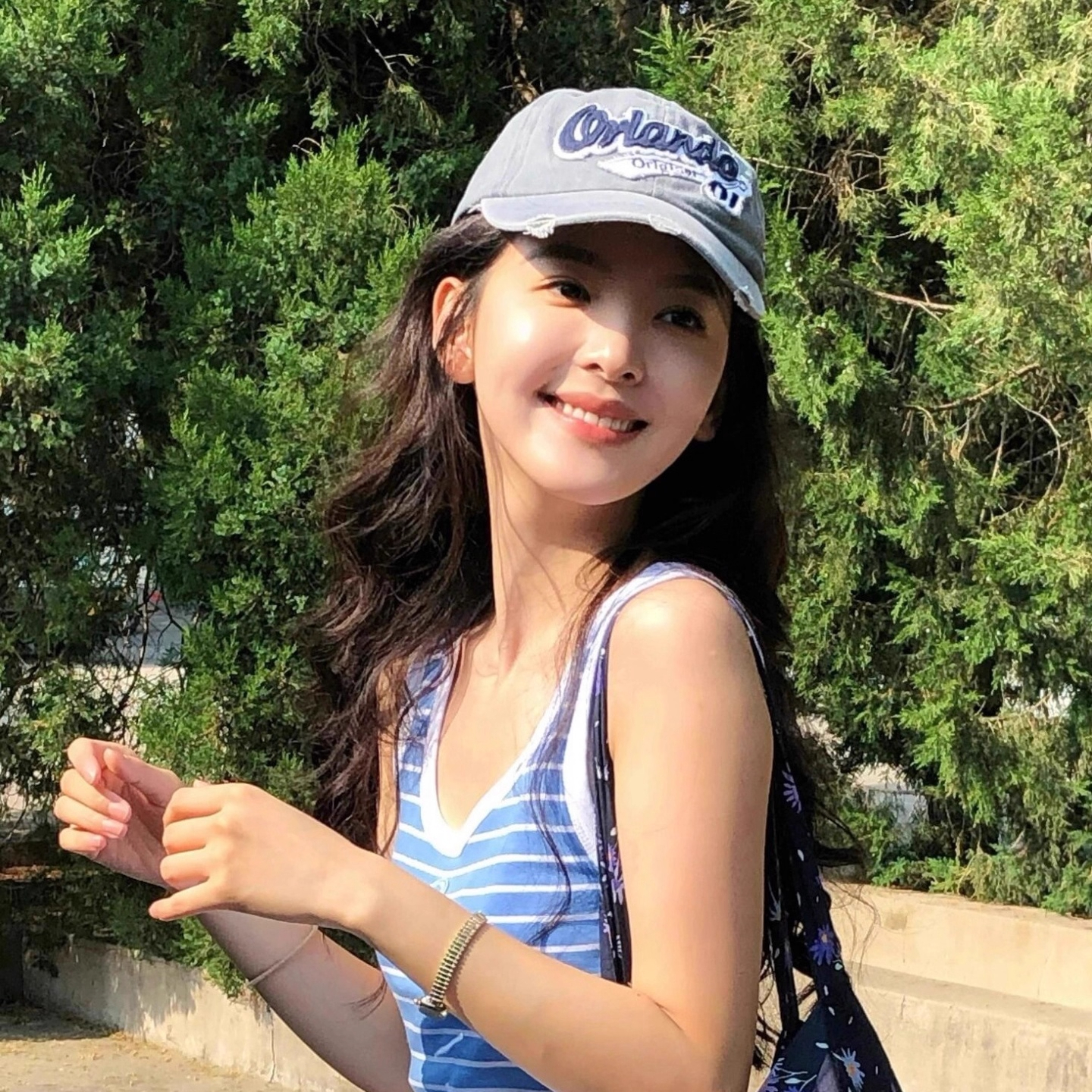 章若楠同款美式复古棒球帽女做旧