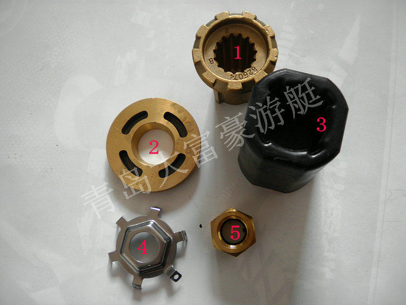 适用水星船外机螺旋桨车叶桨叶2冲程60匹15寸85匹固定螺母反冲套