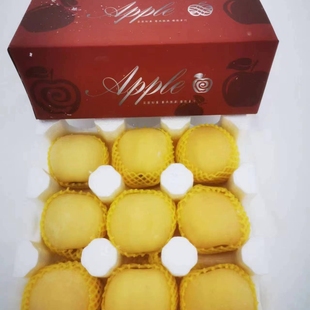 山东烟台霜降奶油富士礼盒新鲜水果5斤包邮脆甜多汁非红富士金帅