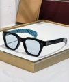 Black and Blue Floral Frame with Blue Lenses