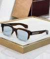 Tea White Transparent Frame Blue Film