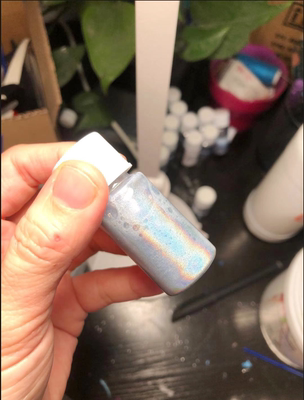 球鞋定制aj1镭射亮片炫彩变色龙3D炫彩定制换皮AJ4掉漆修复补色