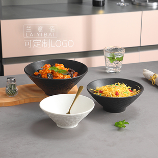 高颜值日式陶瓷拉面碗新款斗笠碗家用高级感汤碗个人专用螺蛳粉碗