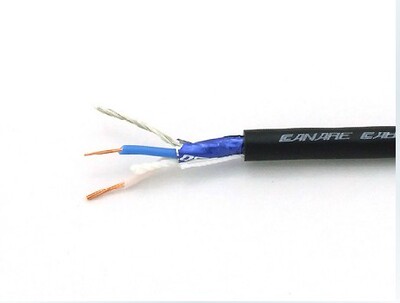 CANARE佳耐美 L-2E5AT 2芯单信道话筒线抗拉音频线平衡线铝箔屏蔽