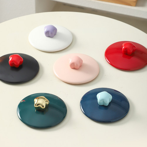 陶瓷杯盖子通用大口径玻璃茶杯盖