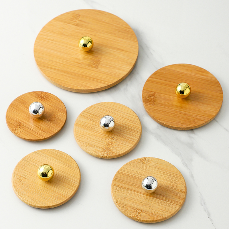 竹木杯盖大口径防摔防尘通用单卖