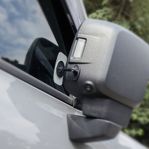 小圆镜电动车改装大视野广角辅助