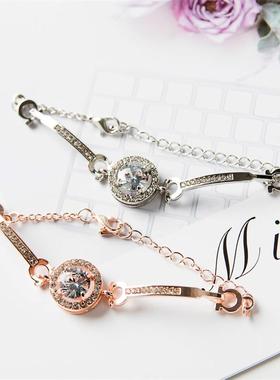 闪闪惹人爱简约罗马手链