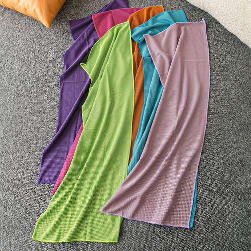 百搭简约长款吸汗巾运动毛巾