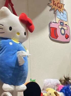 HelloKitty猫纸巾盒纸巾可爱车载收纳盒玩偶客厅纸巾套女生日礼物