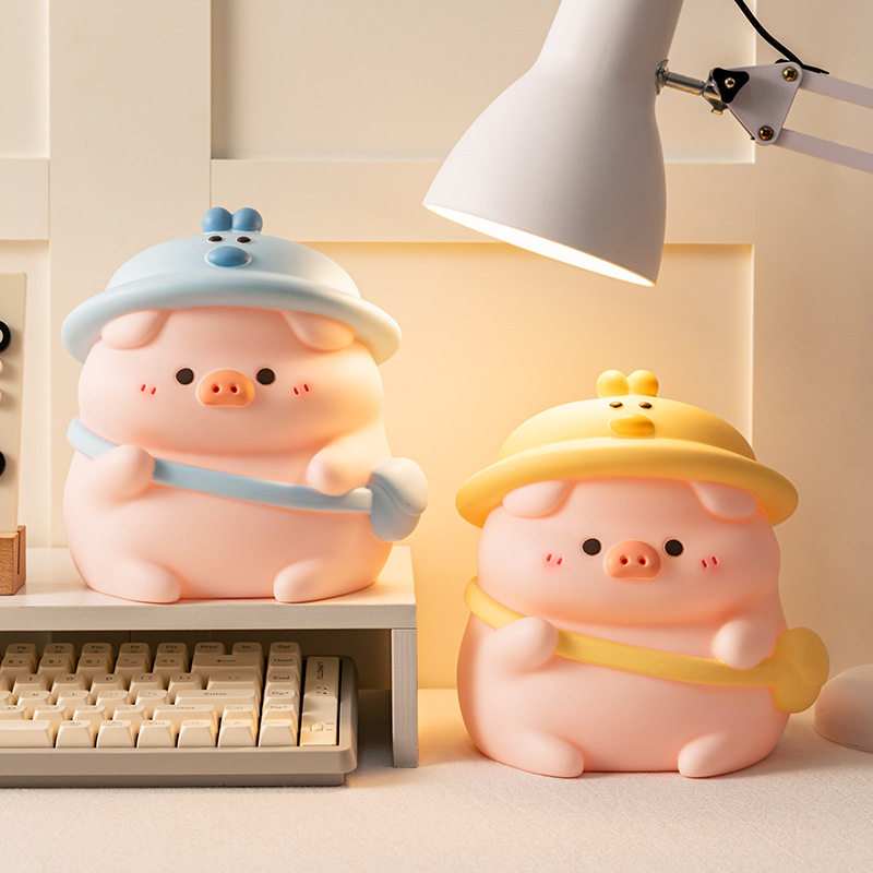 卡通嘟嘟猪存钱罐儿童玩具搪胶防摔储蓄罐大容量可存可取礼品装饰,家居饰品,桌面摆件,淘宝优惠券,粉丝福利购,淘宝优惠卷