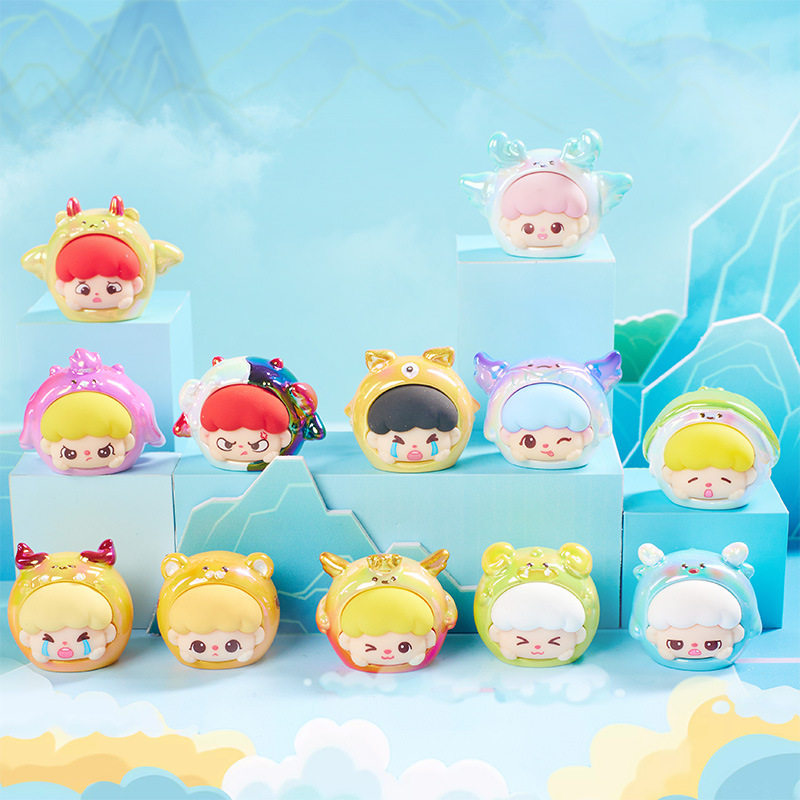 国潮新中式山海经系列盲袋公仔潮玩 微景观摆件装饰儿童生日礼物,家居饰品,桌面摆件,淘宝优惠券,粉丝福利购,淘宝优惠卷