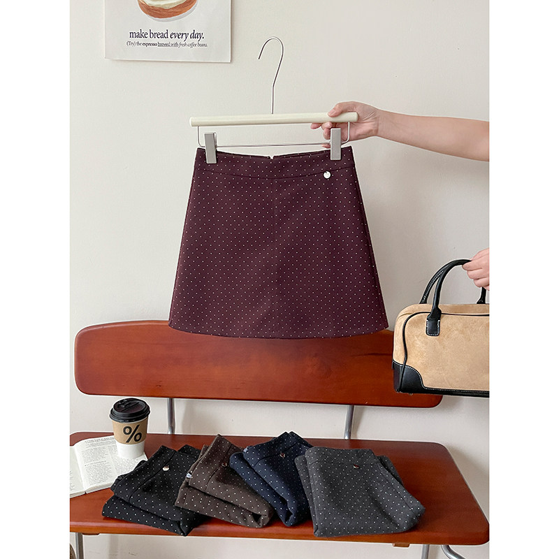 设计感小众简约百搭日韩系短裙子