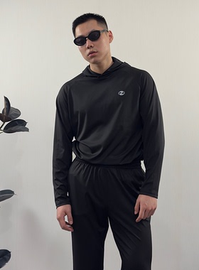 Roast Lucky 运动连帽套装男款2024新款速干健身休闲长裤春秋