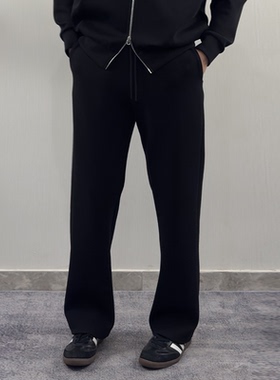 Roast Lucky 秋季新款时尚休闲空气层卫裤男款宽松休闲运动直筒裤