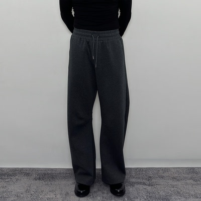 Roast lucky春秋A字型弯刀香蕉裤 运动健身时尚直筒宽松休闲长裤