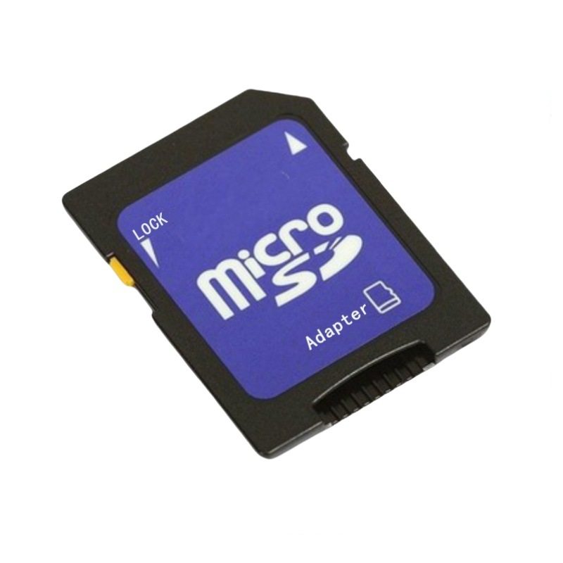 雨硕SD卡套读卡器内存卡托TF转SD转换器适配器车载卡套小卡转大卡