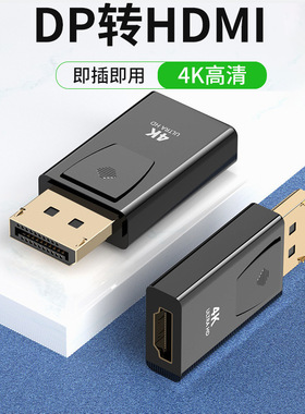 雨硕MiniDP转HDMI转接线DP转HDMI连接线笔记本电脑显示器转换器头