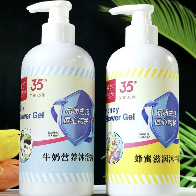 罗兰 牛奶营养蜂蜜滋润沐浴露400g 男女学生国货 身体 清洁护肤品