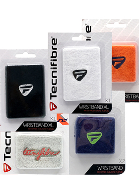 Tecnifibre泰尼飞 WRISTBANDS T-REBOUND网球羽毛球护腕单双加长