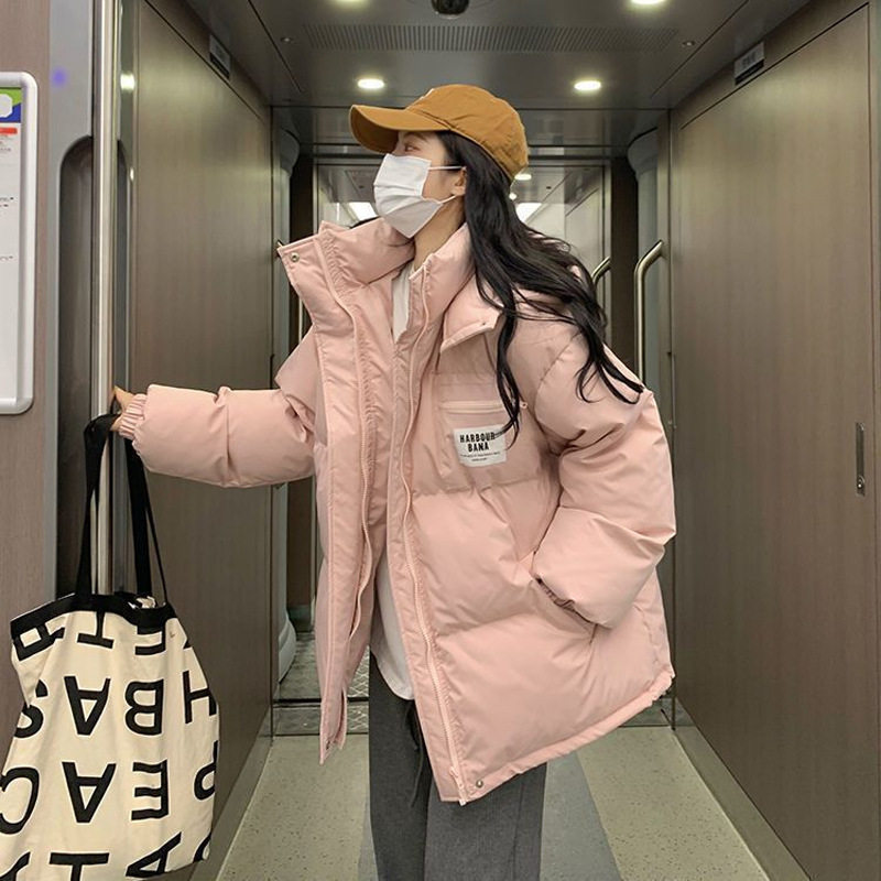 羽绒棉服女2026冬季新款加厚面包服棉袄韩版宽松小个子棉衣外套潮