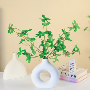 高级感仿真马醉木吊钟绿植叶子高级感室内客厅植物电视柜装饰摆设