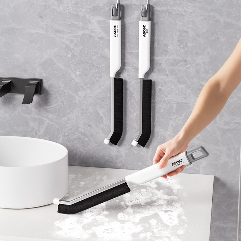 长柄缝隙刷浴室卫生间硬毛刷家用门缝窗户地板瓷砖刷多功能无死角