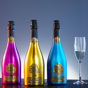 梅花A粉起泡酒婚宴起泡酒神龙套气750ml PK黑桃洋酒1瓶 包邮