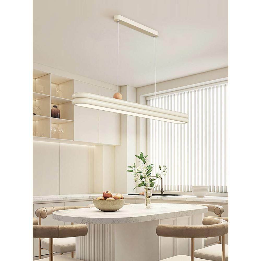 极简新款全光谱餐厅现代简约奶油风网红爆款长条餐桌中山灯具一字,家装灯饰光源,餐厅吊灯,淘宝优惠券,粉丝福利购,淘宝优惠卷