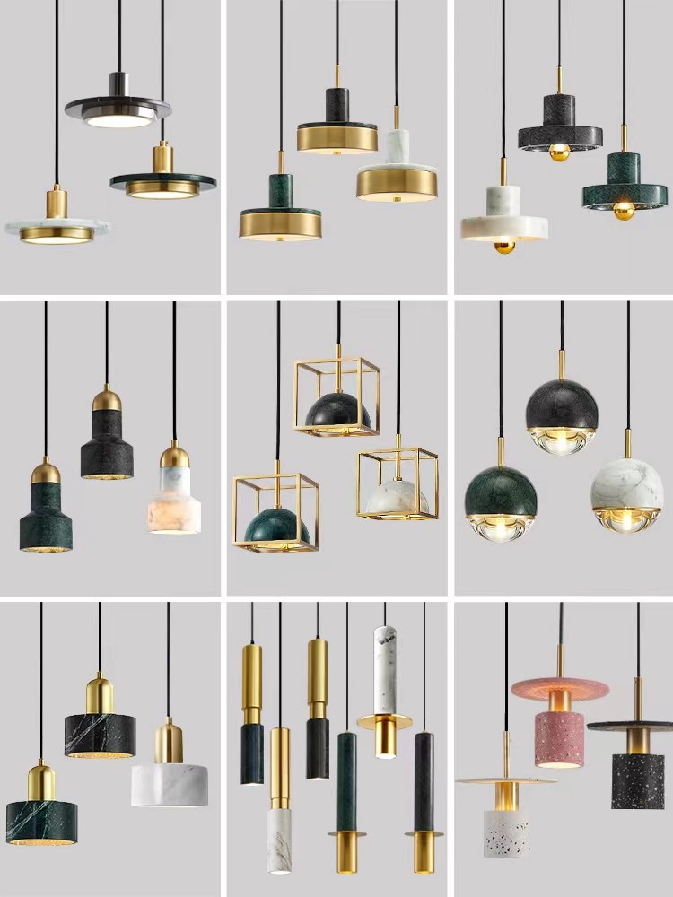 工厂新款北欧简约创意餐厅吧台小卧室床头现代轻奢餐桌单头大理石,家装灯饰光源,餐厅吊灯,淘宝优惠券,粉丝福利购,淘宝优惠卷