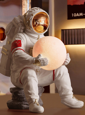 工厂轻奢高档宇航员太空人大摆件电视柜客厅家居装饰品办公室开业