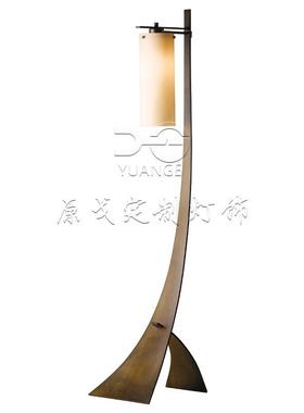 中山工厂直销原戈客厅卧室轻奢ins风书房高端立式几何落地灯 复古