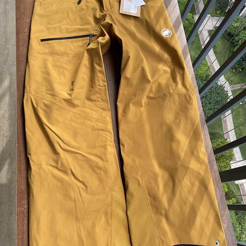 Mammut Stoney HS Pants 猛犸象男士保暖防风雪专业硬壳滑雪裤