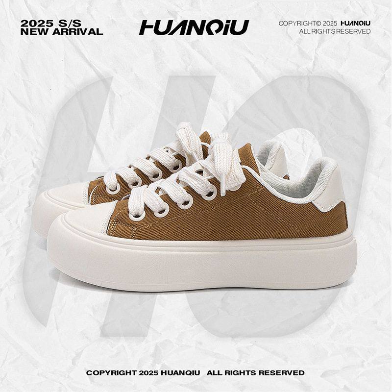 帆布男鞋隐形内增透气底秋季透气韩版潮流百搭运动休闲厚底板鞋男,运动鞋new,运动休闲鞋,淘宝优惠券,粉丝福利购,淘宝优惠卷