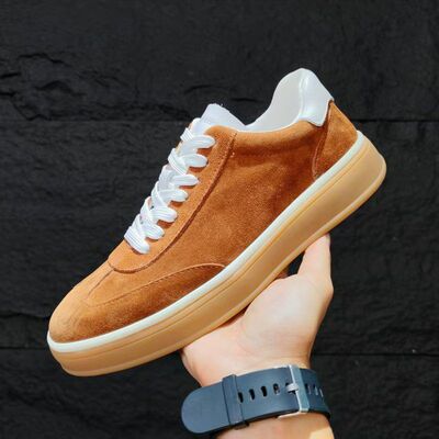 2025老钱风新款lp德训鞋头层牛皮透气休闲平底小白鞋真皮运动板鞋