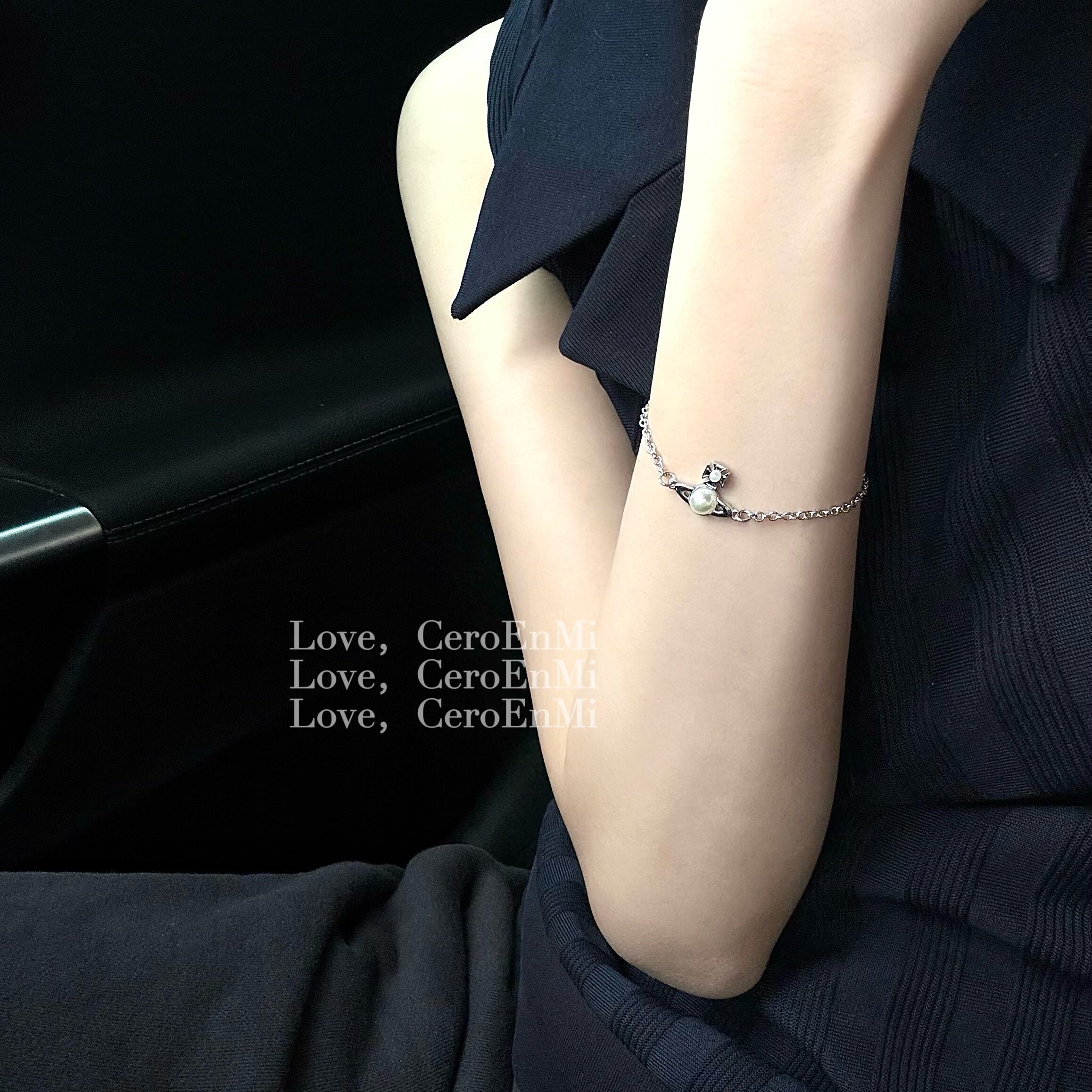 CeroEnMi  星球半面珍珠手链女小众设计感高级轻奢精致手链,饰品/流行首饰/时尚饰品新,银饰手链,淘宝优惠券,粉丝福利购,淘宝优惠卷