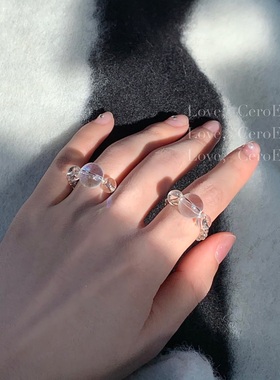 消失的气泡透明树脂串珠CeroEnMi