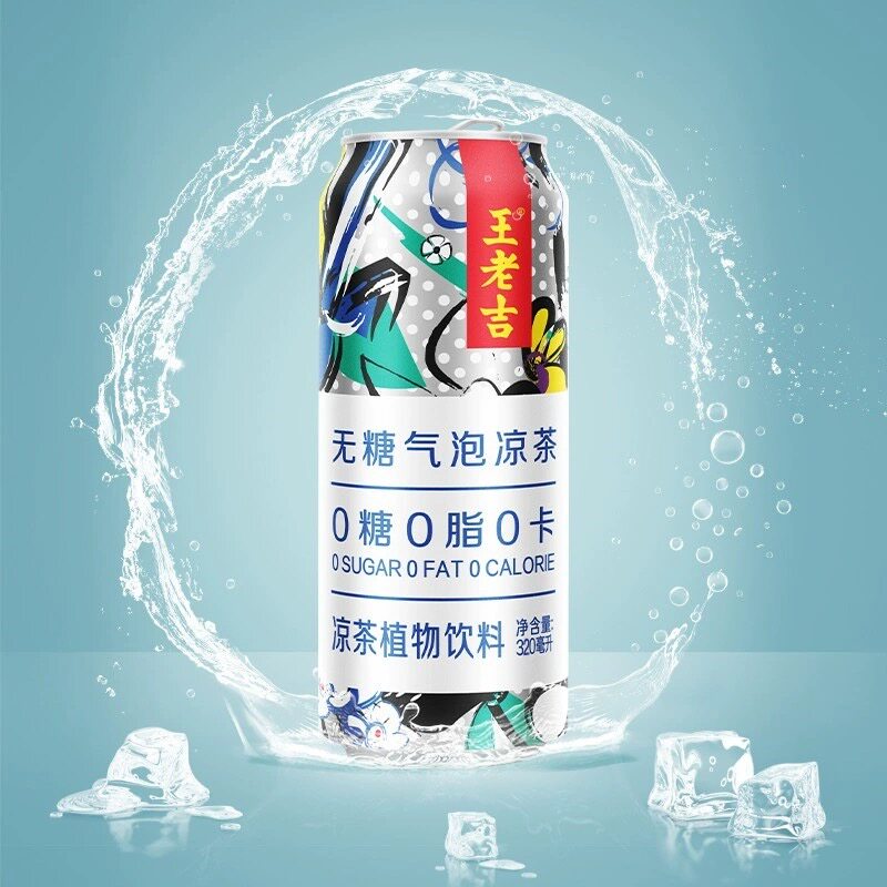 王老吉无糖气泡凉茶320ml图片