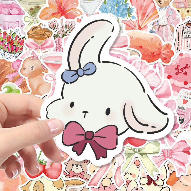粉趣小馆贴纸少女心DIY笔记贴画