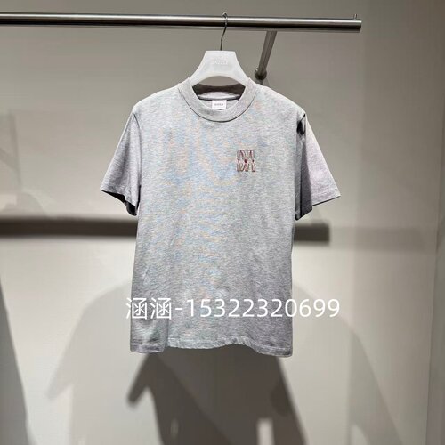 54折D家2025春款专柜正品浅灰色T恤2J1B312-899