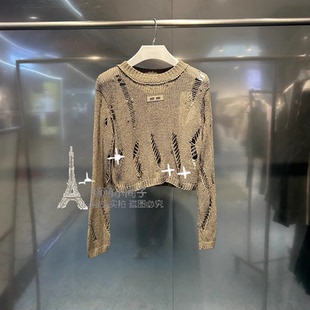 芮家RUIFAN2024春季专柜正品针织上衣-999-RM30601008