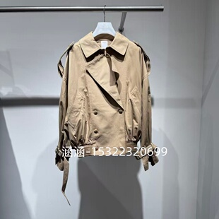 深卡其色外套2J1F619 2199 专柜正品 47折D家2025春款
