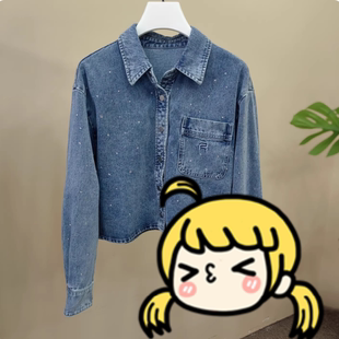 如家2025春正品时尚牛仔外套6A12W69360-759