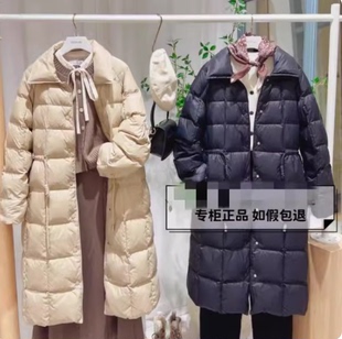 卡其S现货 Jessyline杰西莱正品24冬款羽绒服外套443108086-1680