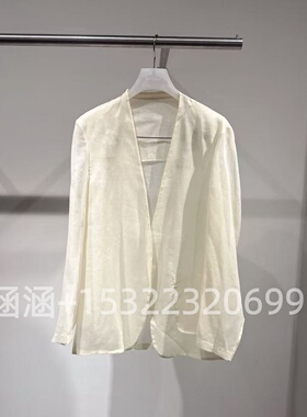 43折D家2025夏款专柜正品白色外套2J2F505-2199